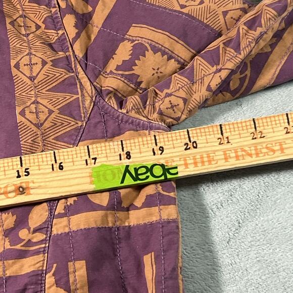 Y2k 2000s Gramicci Retro Anorak Patchwork Jacket Hoodie Mens Small Hawaiian VTG - Picture 14 of 16